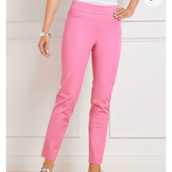 Talbots Women’s Pink Chatham Ankle Pant Petite 12 NWT - Picture 2 of 10